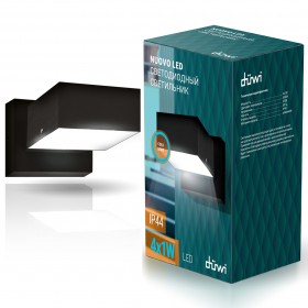 REV Светильник сд уличный 6W 6500K IP44 мат.черный, duwi