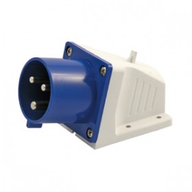 Вилка прямая стационарная 2Р+РЕ 16А 220В IP44 (10шт.) 1кор.=60шт.