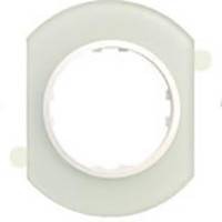 Рамка круглая промежуточная для 3-х и более постов из натурального светлого стекла LK Vintage