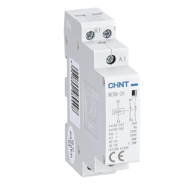Контактор модульный NCH8-20/20 20А 2НО AC 220/230В 50Гц (R) CHINT 256054