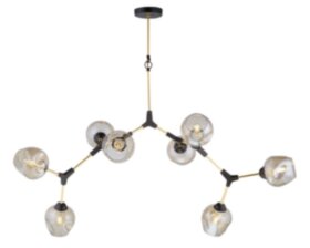 39282MD/8 MBK+DAI GOLD (1) Люстра NW