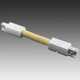 504156 Соединитель трековый трехфазный BARRA регулируемый гибкий БЕЛЫЙ