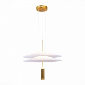 SL6101.203.01 Люстра подвесная ST-Luce Золотистый/Белый LED 1*10W 3000K