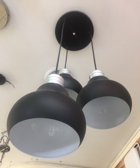 8651/3 BLK+WH+SLV (1) Люстра