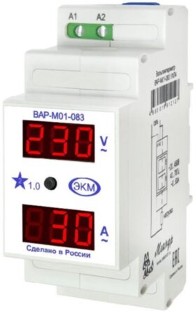 Цифровой вольтамперметр Меандр ВАР-М01-083 AC20-450В УХЛ4 A8302-19912127