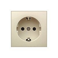 Розетка  с з/к, без шторок (беж.) LK60 (20шт) 1кор.=200шт.