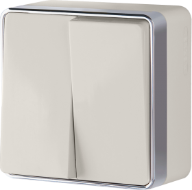 WL слоновая кость Выкл 2-х клавишный WL15-03-01