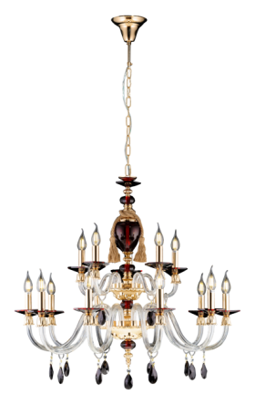 8250/10+5R GOLD+RED (1) Люстра NW