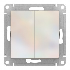 Механизм переключателя перекрестный 2-кл жемчуг AtlasDesign