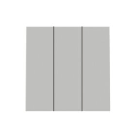 Клавиша 3-я, матовый серый