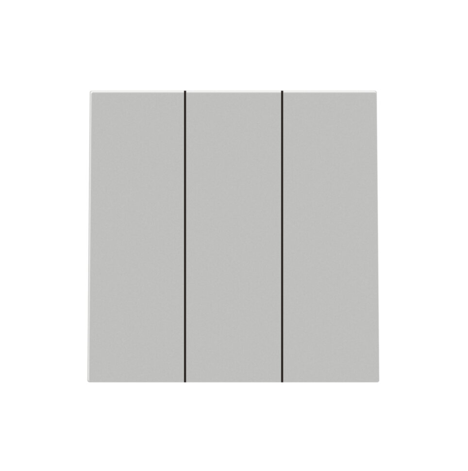 Клавиша 3-я, матовый серый