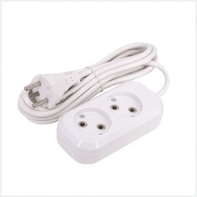 Удлинитель LEEK LE ES 2-х местный 1,5 метра 2*1 (50)