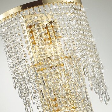 5028/3W MODERN ODL23 643 золотой/прозрачный металл/хрусталь Бра E14 3*40W CHOKKA