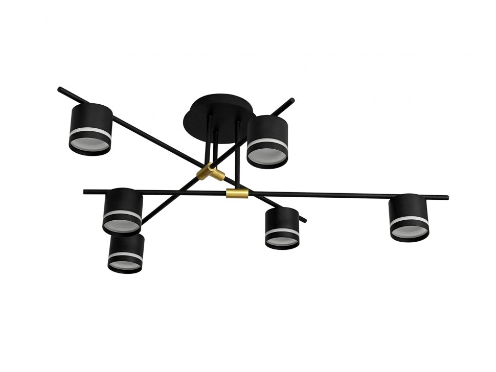 CL-YUMI-R001-GX53*6 BK (1) Люстра NW