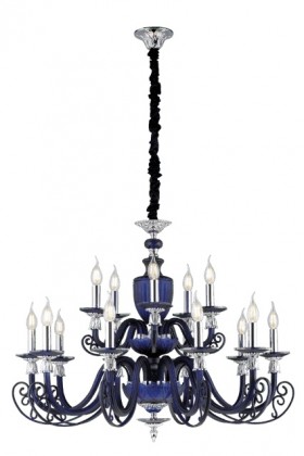 8219/10+5BL BLUE (1) Люстра