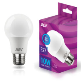 REV Лампа сд A60 Е27 10W, 6500K, дневной свет