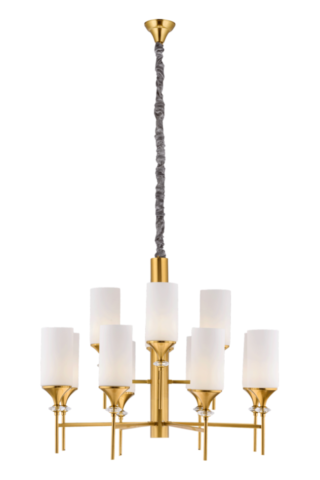 8903/8+4LT BRASS (1) Люстра