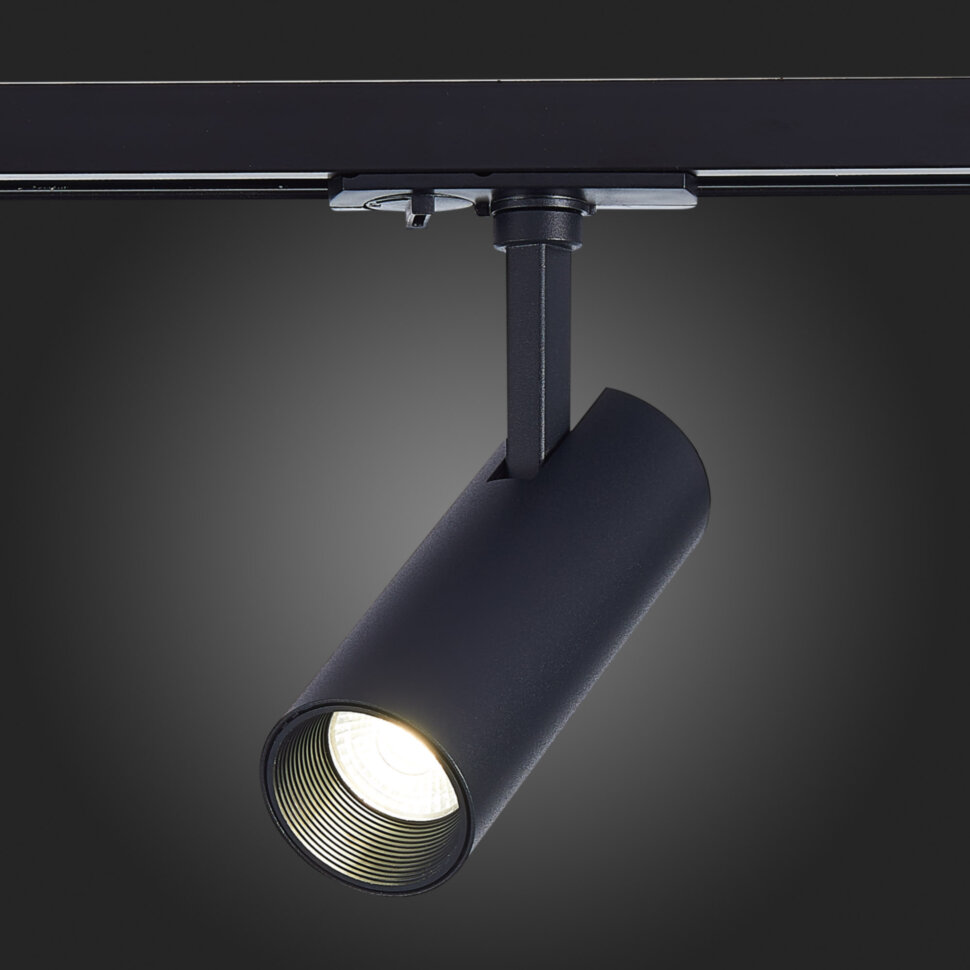 ST359.446.15 Магнитный трековый светильник Черный LED 1*15W 4000K 760Lm Ra>80 120о IP20 L150xW28xH211 48V