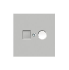Накладка TV/SAT розетки, матовый серый