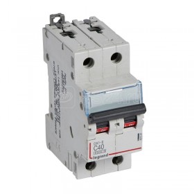 LEGRAND Авт. выкл. DX³-E 6000 - 6 кА - тип хар. C - 2мод - 40А