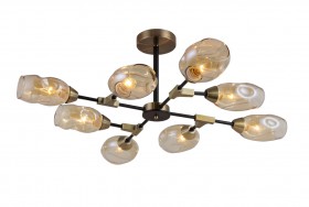 74327/8 BRONZE+BLACK (1) Люстра