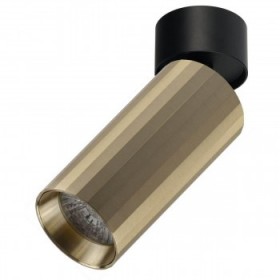 IL.0005.1901 BRONZE+BK Светильник GU10 1*50W настенный спот Бронза+Черный