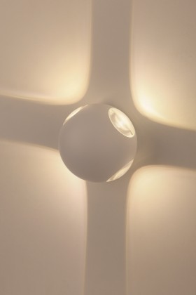 Светильник WL10 WH ЭРА  Декоротивная подсветка светодиодная ЭРА 4*1Вт IP 54 белый (20/400)