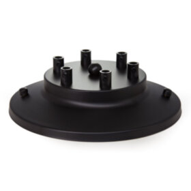 Потолочная база черный 6 (5шт)