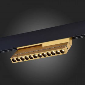 ST805.236.12 Магнитный трековый светильник Золотистый LED 1*12W 3000K 450Lm Ra>90 36о IP20 L220xW22x