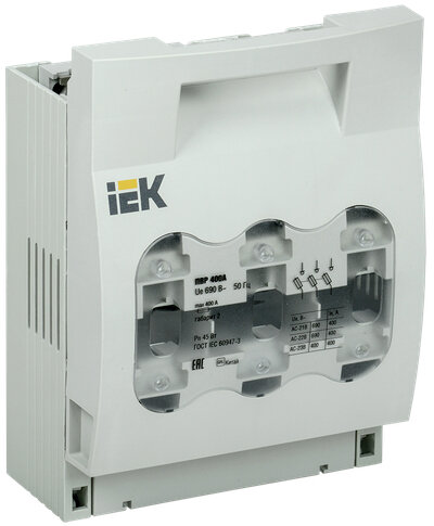 IEK Выключатель-разъединительпредохранитель 400А SRP-30-3-400