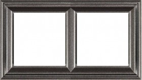 Jung Серия Eco Profi Deco  рамка, 2 поста, антрацит