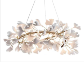 Люстра подвесная Intrigo 1110881PR800 G9*5 / gold  + white