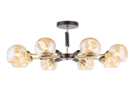 74328/8 BRONZA+BLACK (1) Люстра
