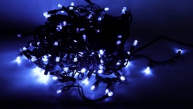 Гирлянда 50м теплая с мерцанием