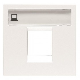 Abb NIE Накладка для 1-го суппорта типа 2017. и/или 2018., 2м ABB Zenit, альпийский белый