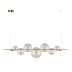 Люстра подвесная Lilii 118869P/L LED 12W  4000K/matt gold + Amber