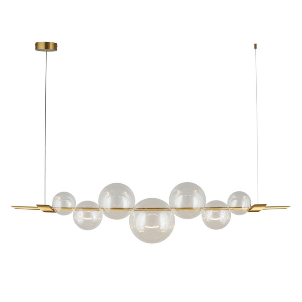 Люстра подвесная Lilii 118869P/L LED 12W  4000K/matt gold + Amber