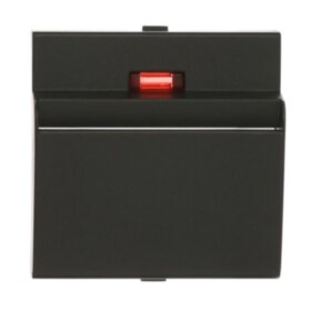 Накладка для выключателя гостиничного для включения с помощью карточки 16A, 250B (черн. бархат) LK