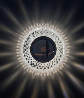 D0609L-11 прозрачный (clear) + белый (white) 102*22mm 50шт./коробка