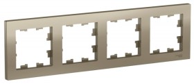 Рамка 4-м шампань AtlasDesign