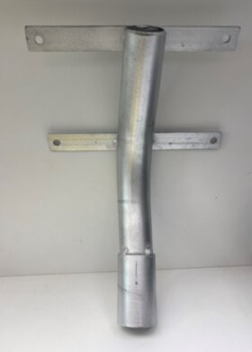 Крепление на столб серебро