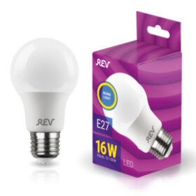 REV Лампа сд A60 Е27 16W, 2700K, теплый свет