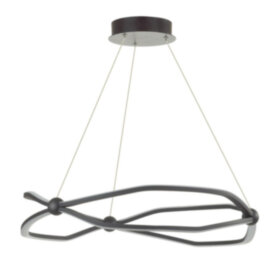 5000/45L L-VISION (ВНЕ КАТАЛОГА) ODL23 черный матовый/металл/ПВХ Люстра LED 45W 4000K PORTA