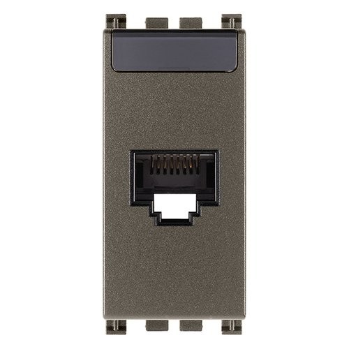 РОЗЕТКА RJ45 NETSAFE CAT5E UTP, METAL