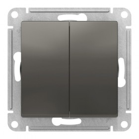 Механизм переключателя перекрестный 2-кл сталь AtlasDesign