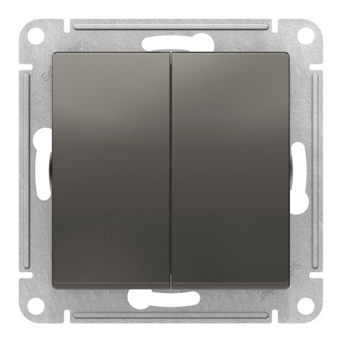 Механизм переключателя перекрестный 2-кл сталь AtlasDesign