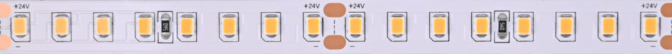 Лента с/д  3570-128 13Вт 3000К 24V (5м) LUX IP20