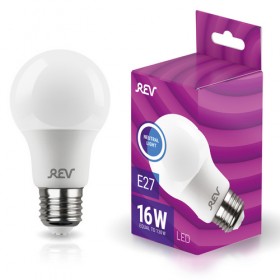 REV Лампа сд A60 Е27 16W, 4000K, холодный свет