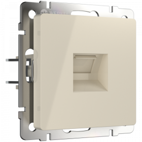 WL слоновая кость Розетка Ethernet