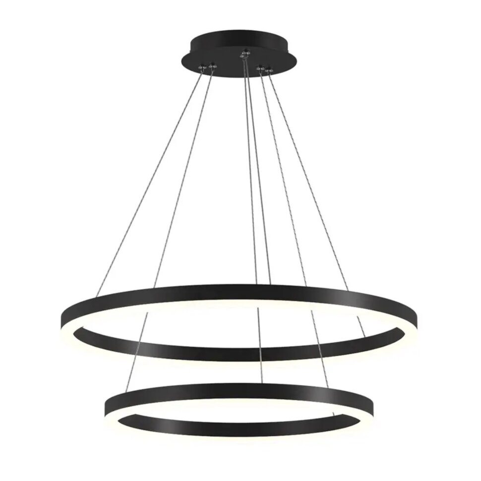 Люстра подвесная Meridiana 111D6301P/2 80W 4000k/black D600+D800